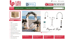 Desktop Screenshot of larasureste.com